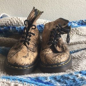 vintage snakeskin dr martens